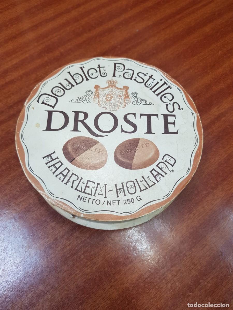 Cajas y cajitas met&aacute;licas: ANTIGUA CAJA DE DROSTE-DOUBLET PASTILLES-HOLANDA