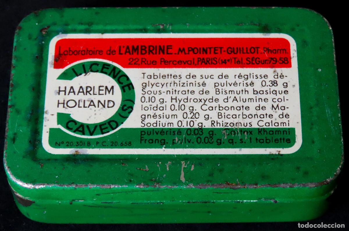 Caixas e caixinhas met&aacute;licas: Antigua caja de lata o hojalata de Haarlem Holland de Laboratorie de L&rsquo;Ambrine
