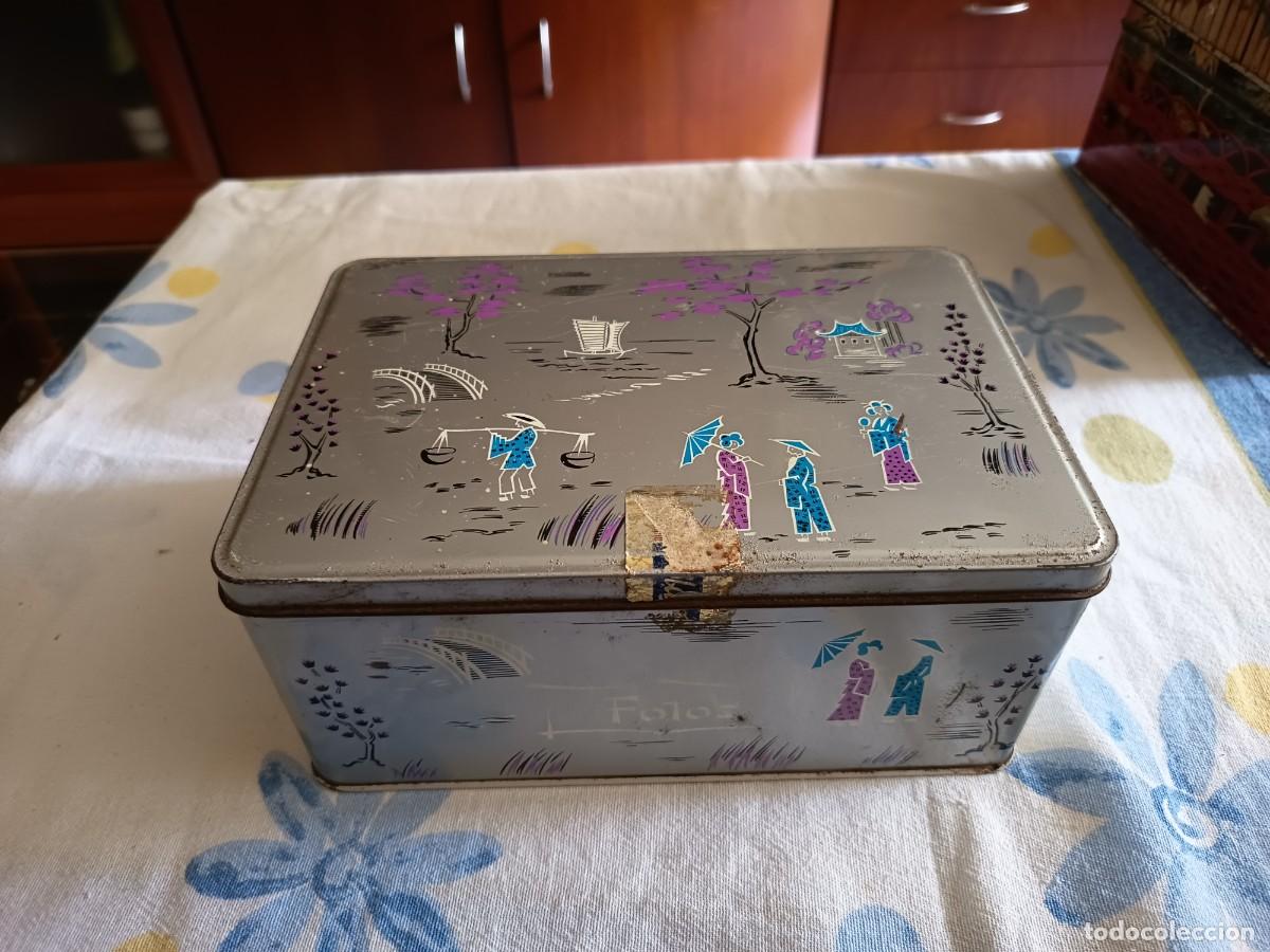 Cajas y cajitas met&aacute;licas: LATA ANTIGUA DE COLA CAO