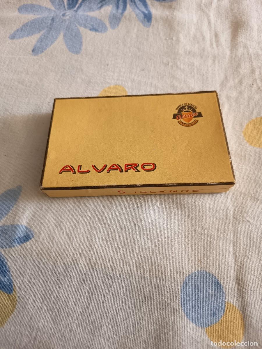 Cajas y cajitas met&aacute;licas: CAJA DE CARTON DE CIGARRILLOS ALVARO 5 ISLE&Ntilde;OS VACIA