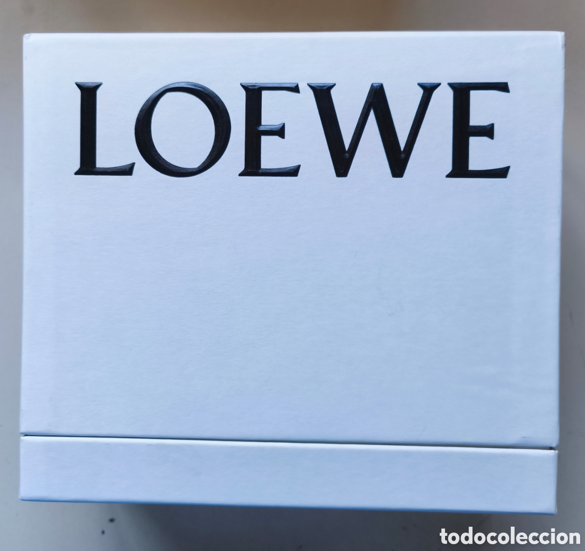 Cajas y cajitas met&aacute;licas: CAJA PERFUME LOEWE BLANCA