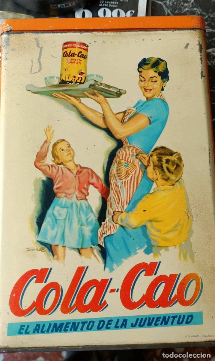 Caixas e caixinhas met&aacute;licas: Lata de garbanzos Cola Cao