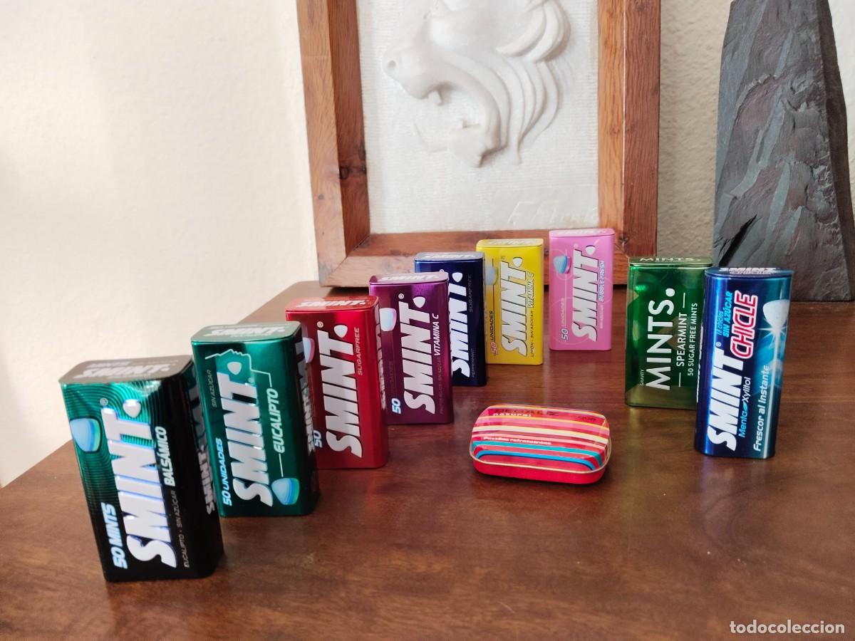 Caixas e caixinhas met&aacute;licas: 10 cajitas distintas SMINT, MINTS y REGALIZ.