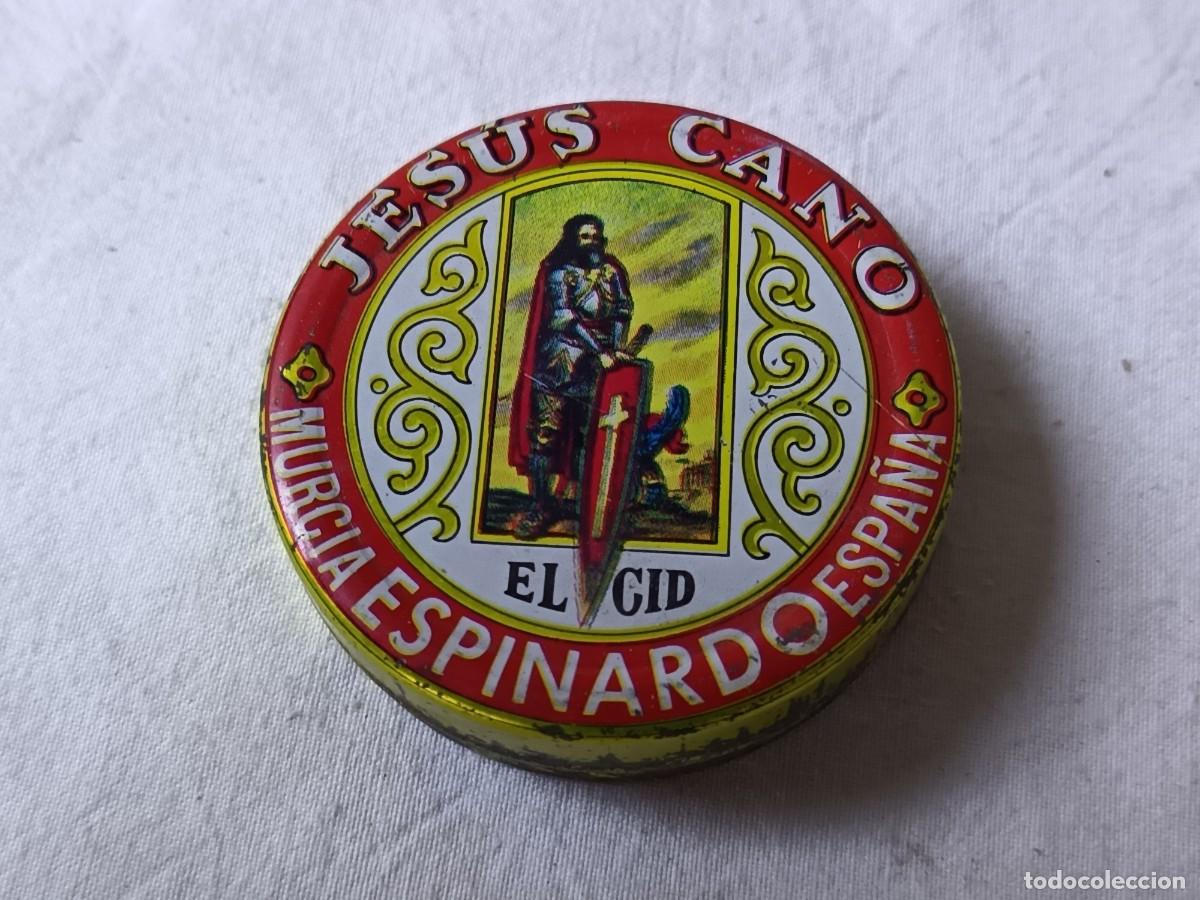 Caixas e caixinhas met&aacute;licas: Antigua Caja de Lata Litografiada, El Cid, vac&iacute;a