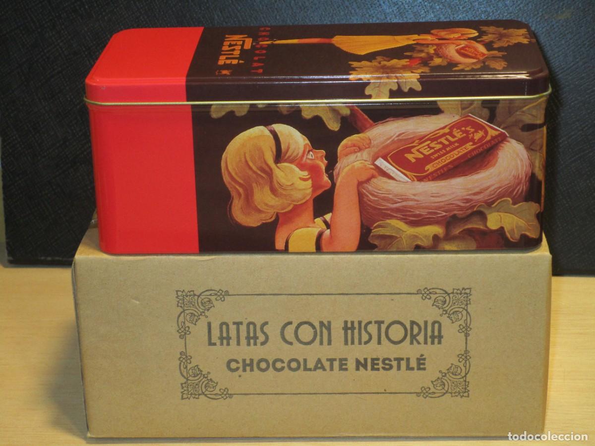 Blechdosen und Kisten: CAJA MET&Aacute;LICA NESTLE REPRODUCCION DE LATAS CON HISTORIA