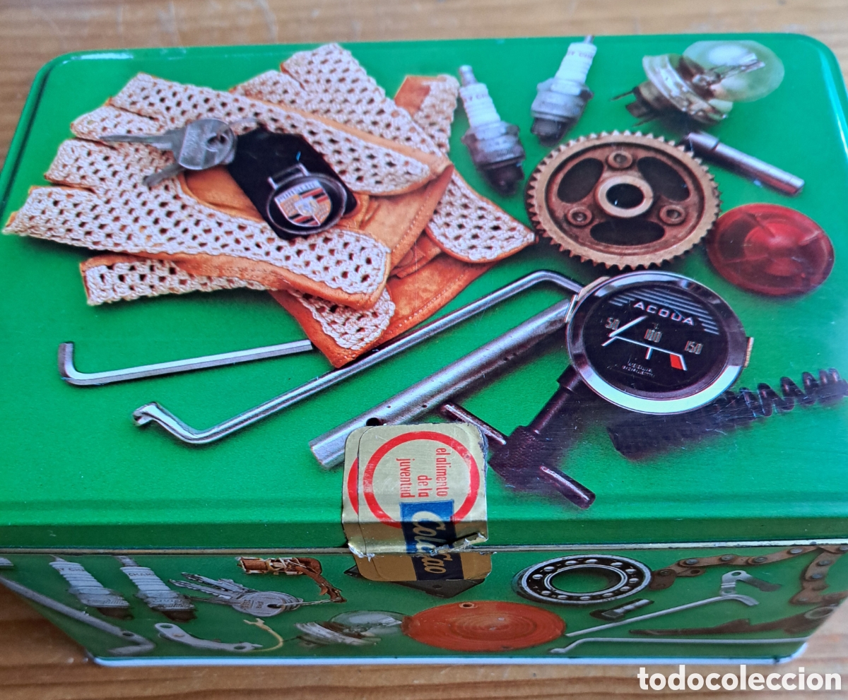Cajas y cajitas met&aacute;licas: Caja vintage de Cola Cao