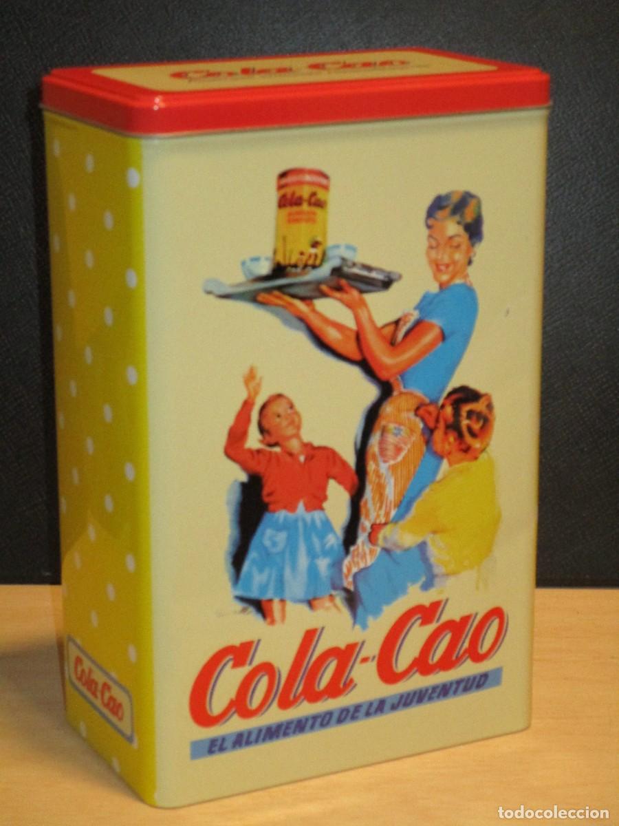 Caixas e caixinhas met&aacute;licas: CAJA MET&Aacute;LICA- COLA-CAO REPRODUCCION DE LATAS CON HISTORIA -CON SUCAJA -BIEM CONSERVADA