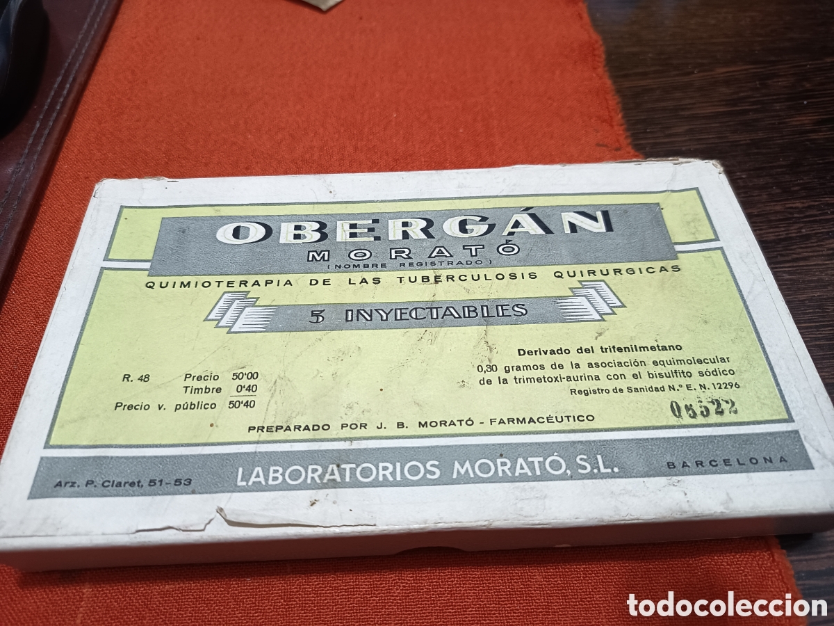 Cajas y cajitas met&aacute;licas: Obergan inyectables laboratorios morato con fiscales