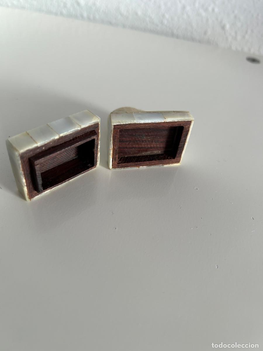 Cajas y cajitas met&aacute;licas: CAJITA DE NACAR Y MADERA - Foto 7