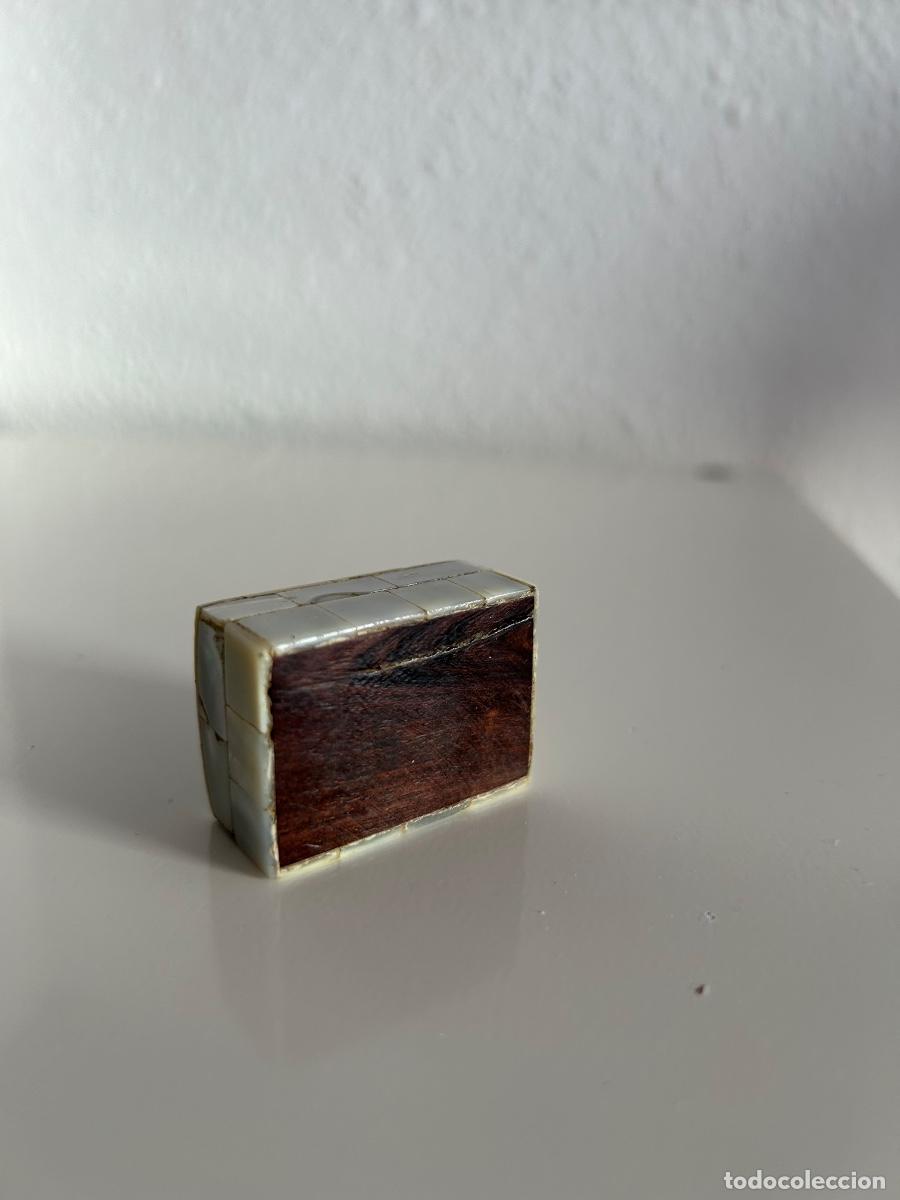 Cajas y cajitas met&aacute;licas: CAJITA DE NACAR Y MADERA - Foto 8