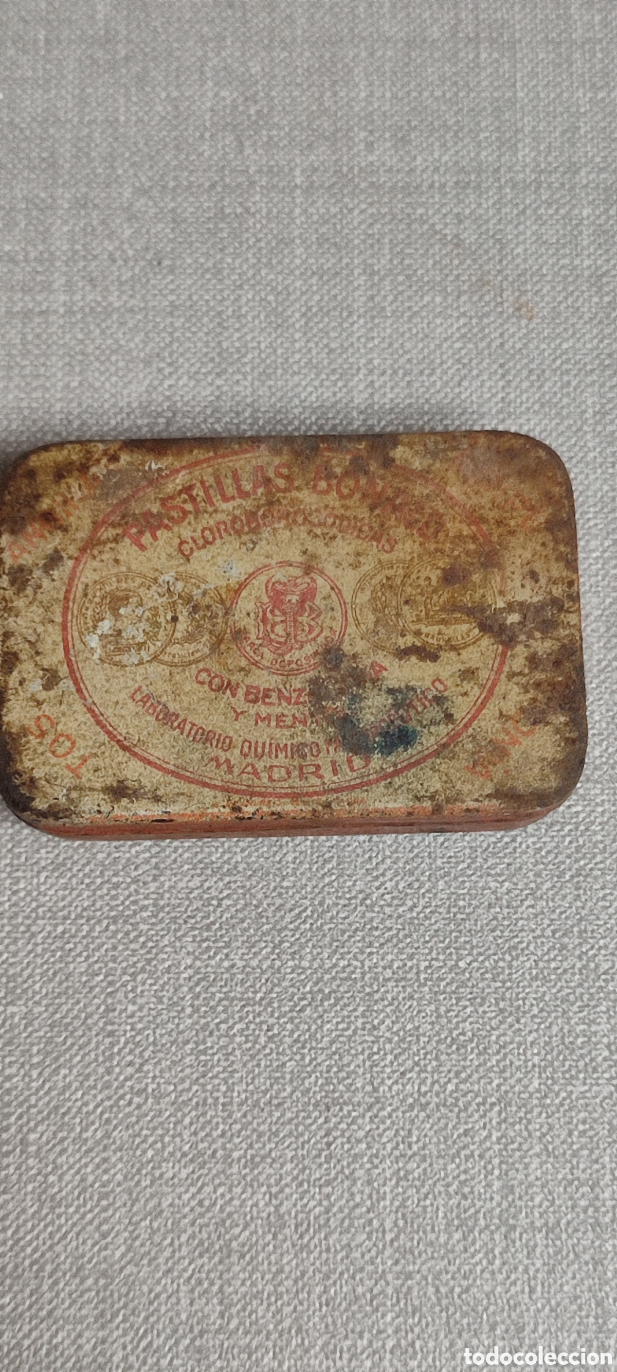Cajas y cajitas met&aacute;licas: Antigua lata cajita met&aacute;lica de pastillas Bonald ,ideal coleccionistas