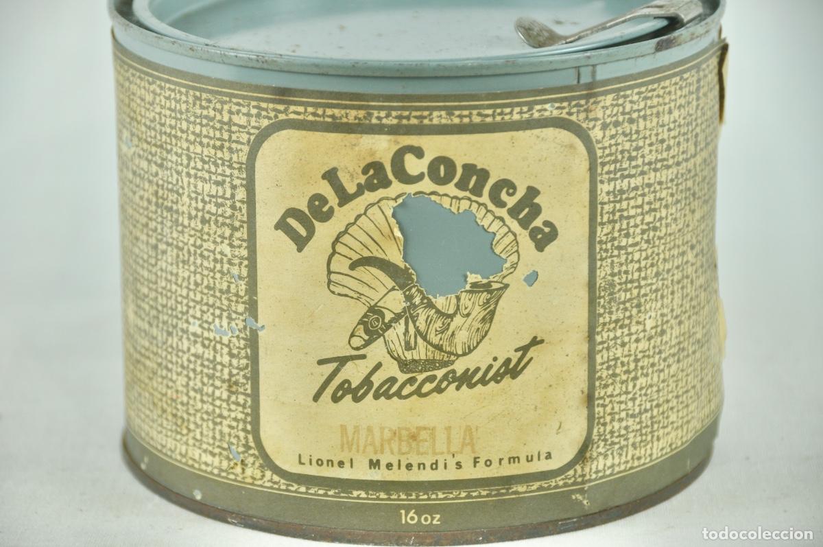 Cajas y cajitas met&aacute;licas: Lata de tabacos De la concha - Foto 2