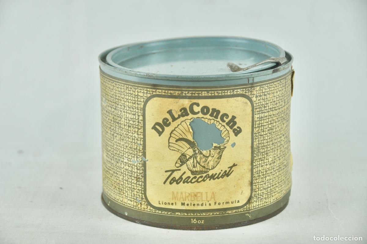 Cajas y cajitas met&aacute;licas: Lata de tabacos De la concha - Foto 4
