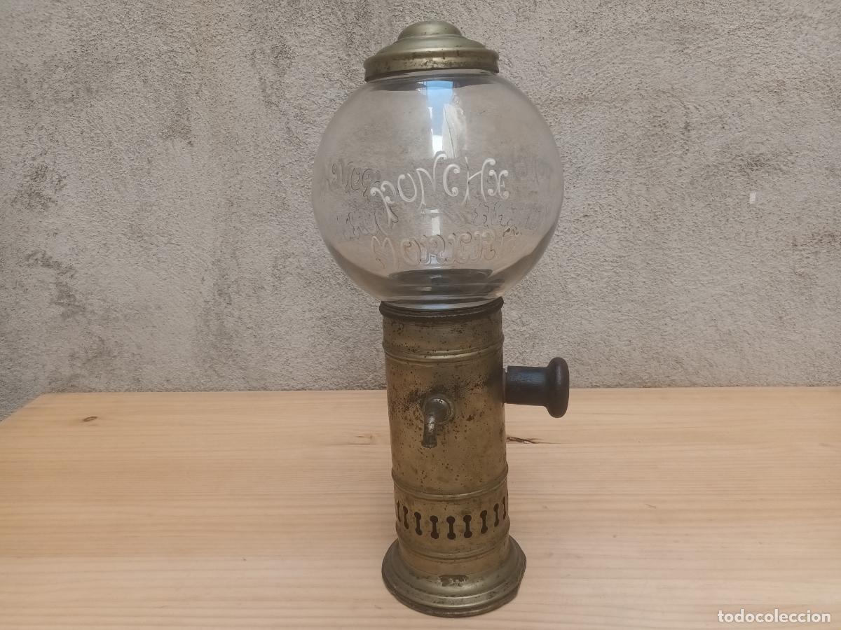 Cajas y cajitas met&aacute;licas: DISPENSADOR PONCHE MORERA. ANTIGUO DE BAR.