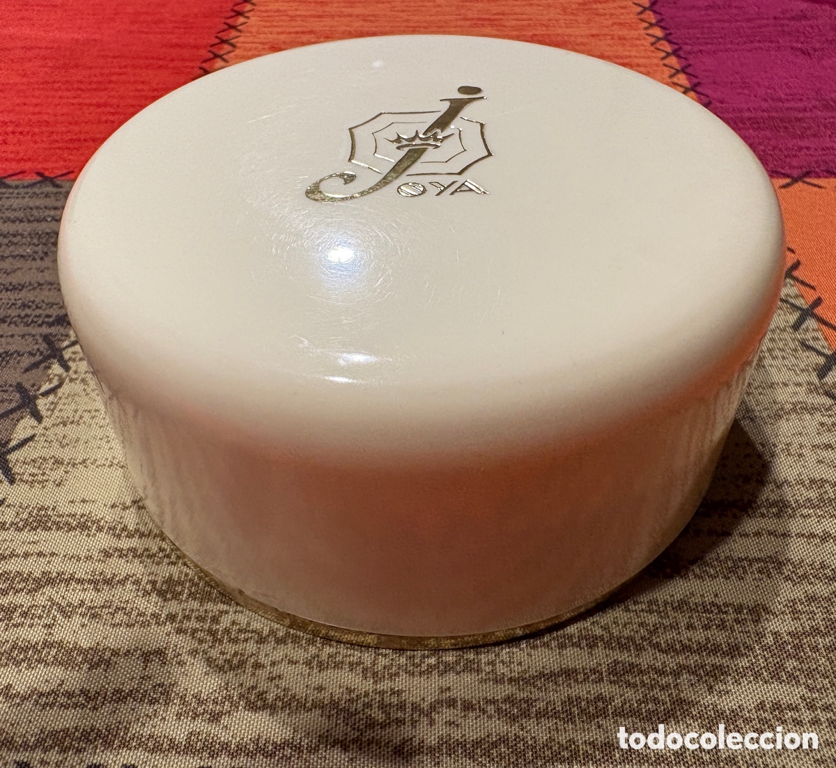 Cajas y cajitas met&aacute;licas: (L750) Polvorera Joya &ndash; Myrurgia, Barcelona &ndash; Dusting Powder 4 oz &ndash; A&ntilde;os 60-70 (deteriorada)