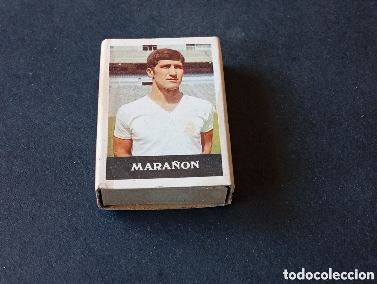 Cajas y cajitas met&aacute;licas: Caja de Cerillas futbol Real Madrid, Mara&ntilde;&oacute;n
