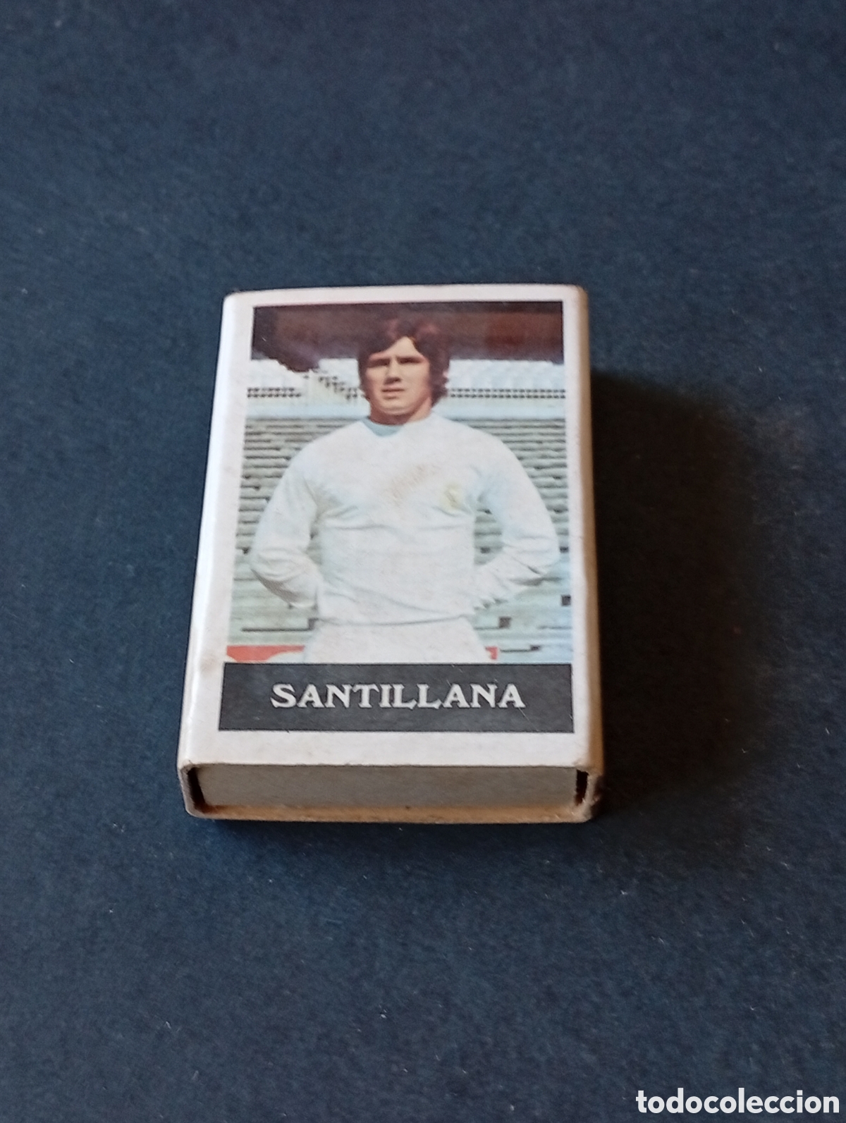 Cajas y cajitas met&aacute;licas: Caja de Cerillas futbol Real Madrid, Santillana