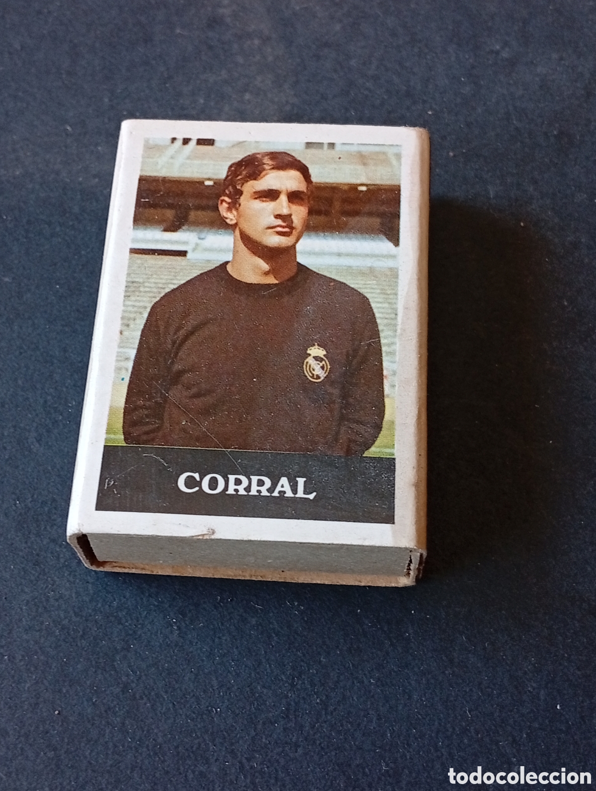 Cajas y cajitas met&aacute;licas: Caja de Cerillas futbol Real Madrid,corral