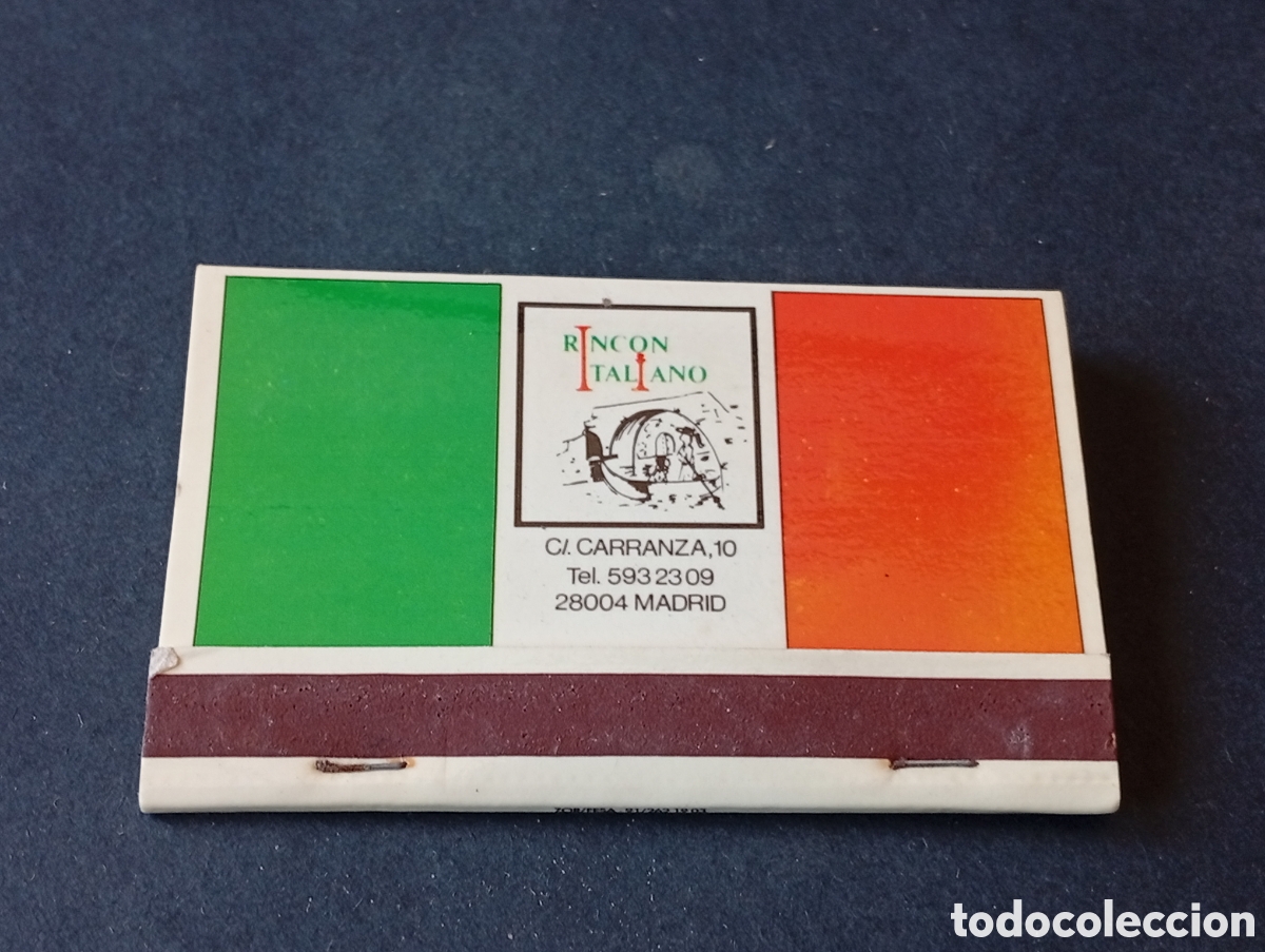 Cajas y cajitas met&aacute;licas: Caja de Cerillas rinc&oacute;n italiano, Madrid