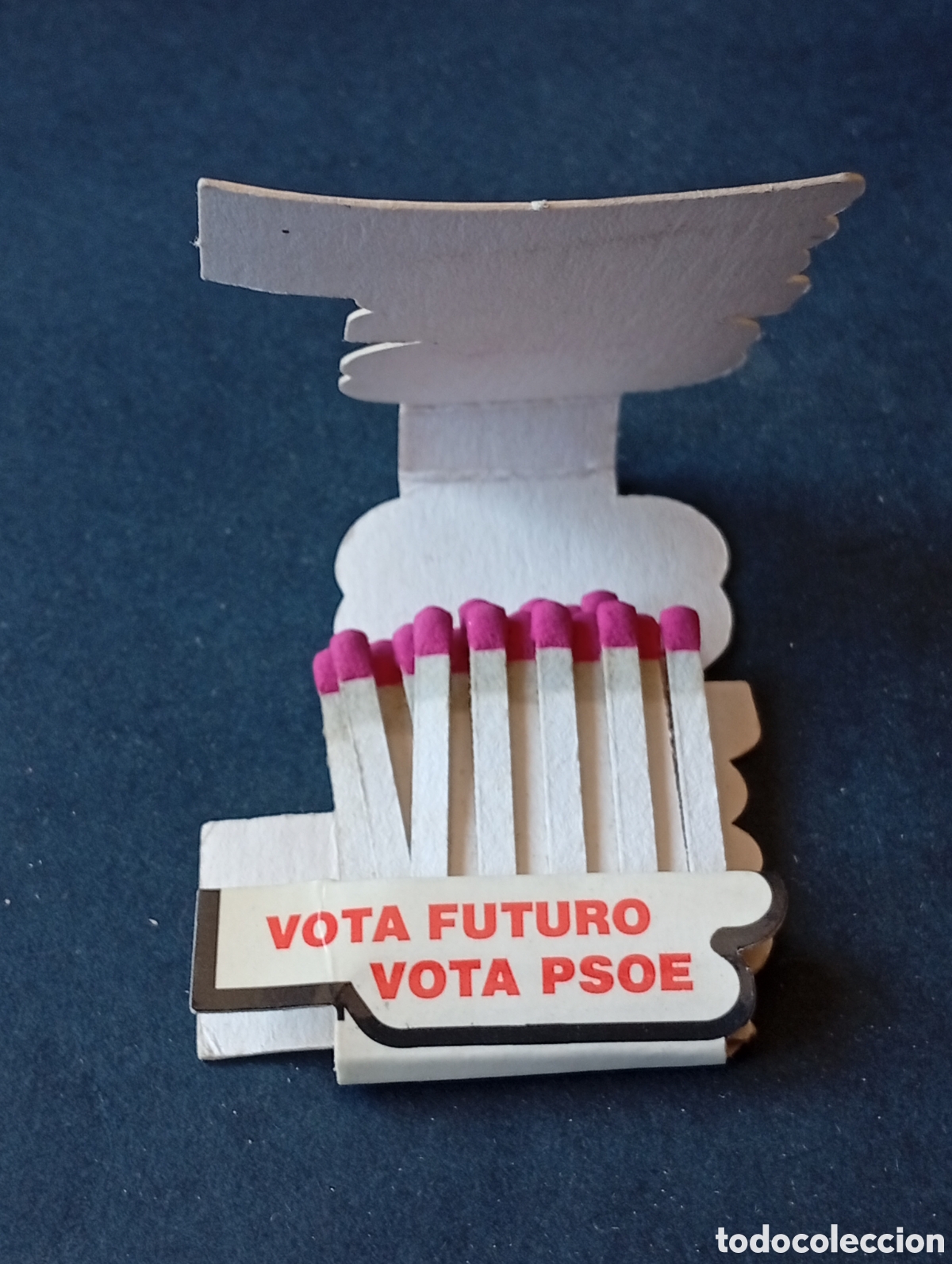 Cajas y cajitas met&aacute;licas: Caja de Cerillas PSOE - Foto 2