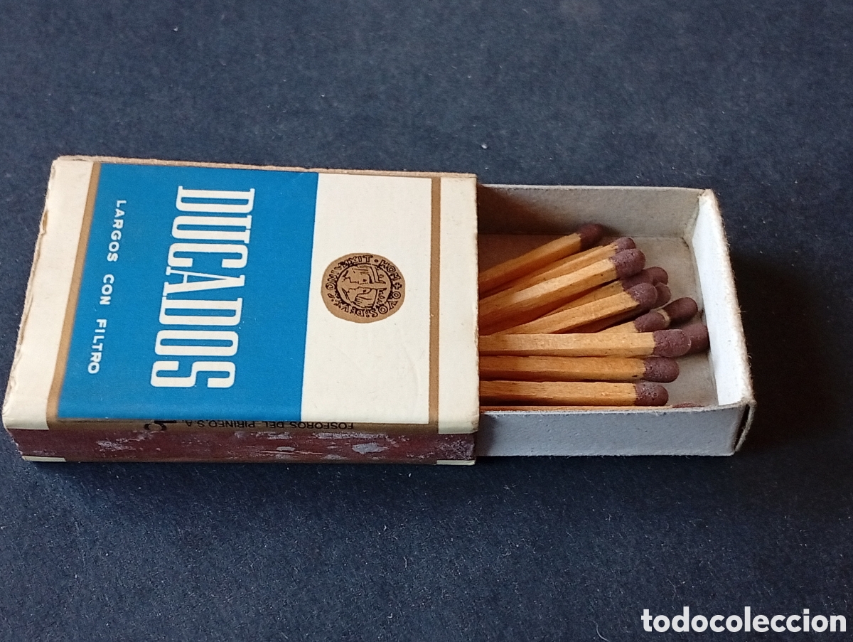 Cajas y cajitas met&aacute;licas: Caja de Cerillas Ducados - Foto 4