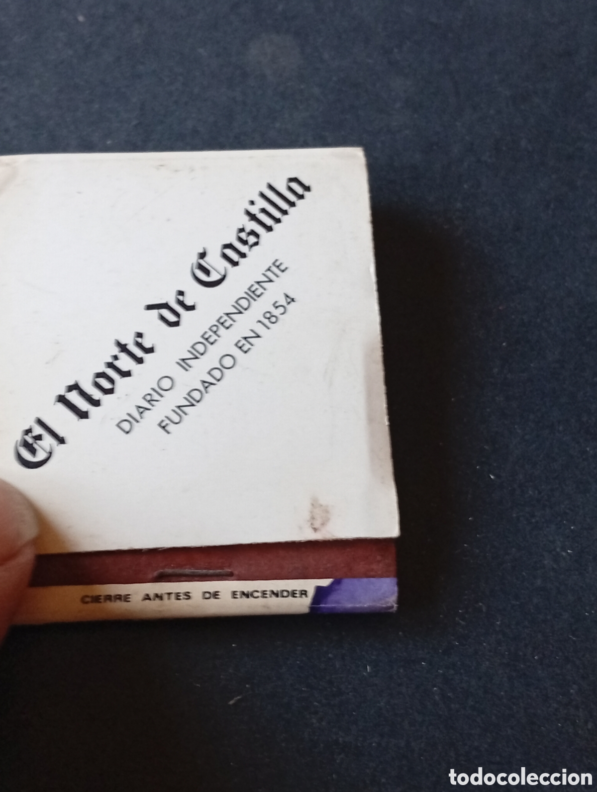 Cajas y cajitas met&aacute;licas: Caja de Cerillas diario El Norte de Castilla