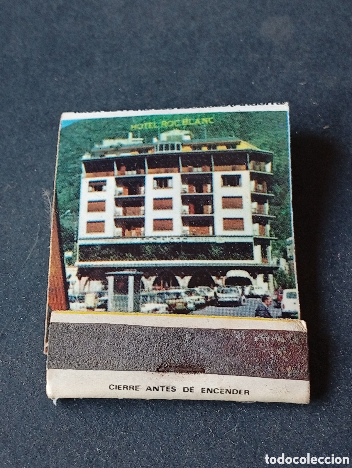 Cajas y cajitas met&aacute;licas: Caja de Cerillas coffe shop L,entrecote,les Escaldes