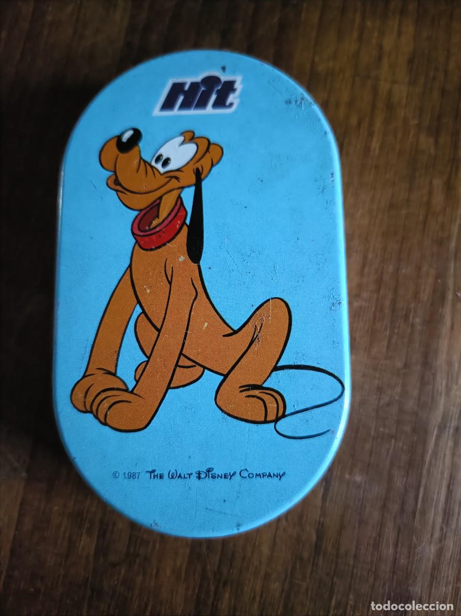 Cajas y cajitas met&aacute;licas: LATA CARAMELOS HIT PLUTO A&Ntilde;O 1987 - Foto 1