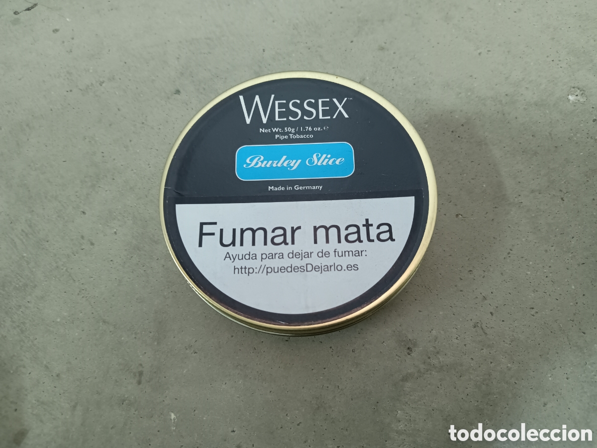 Cajas y cajitas met&aacute;licas: WESSEX - BURLEY SLICE - CAJA DE TABACO DE PIPA - VAC&Iacute;A