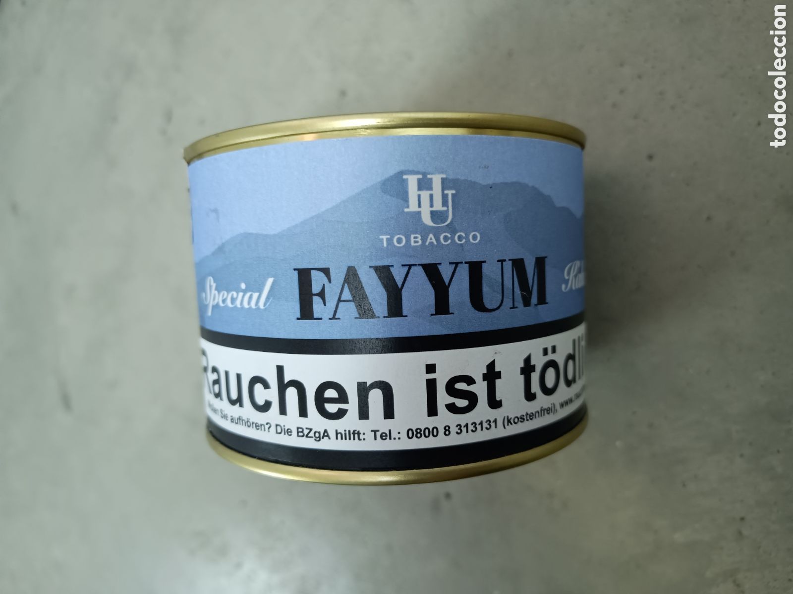 Cajas y cajitas met&aacute;licas: FAYYUM - CAJA DE TABACO DE PIPA - VAC&Iacute;A