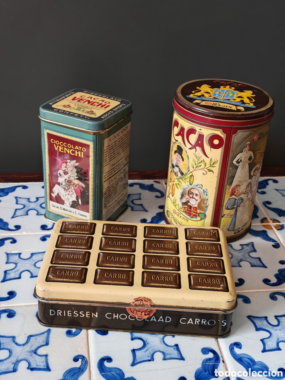 Cajas y cajitas met&aacute;licas: Colecci&oacute;n latas chocolate cacao - Foto 2