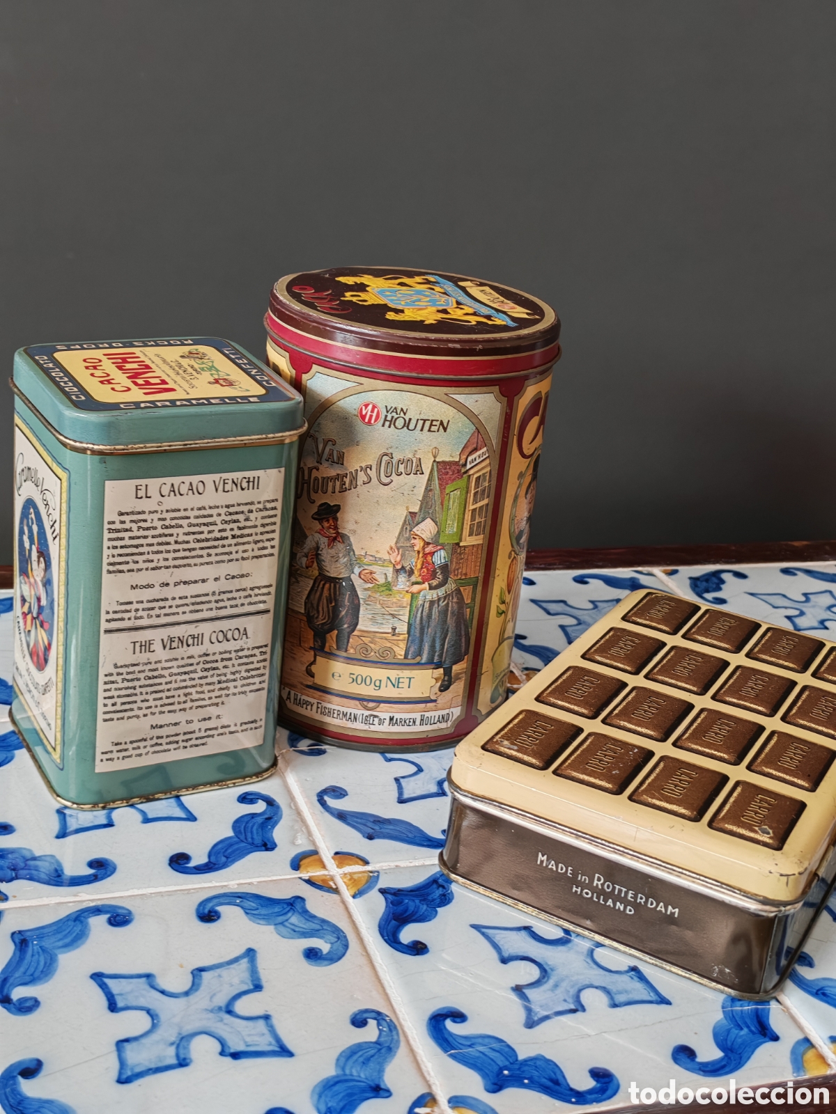 Cajas y cajitas met&aacute;licas: Colecci&oacute;n latas chocolate cacao - Foto 4