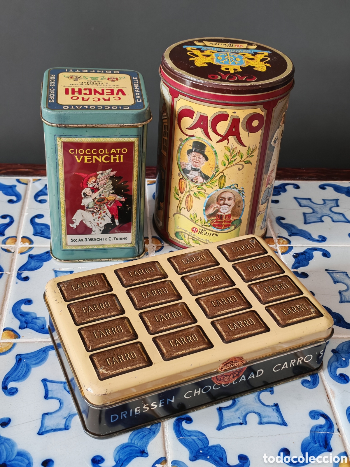 Cajas y cajitas met&aacute;licas: Colecci&oacute;n latas chocolate cacao