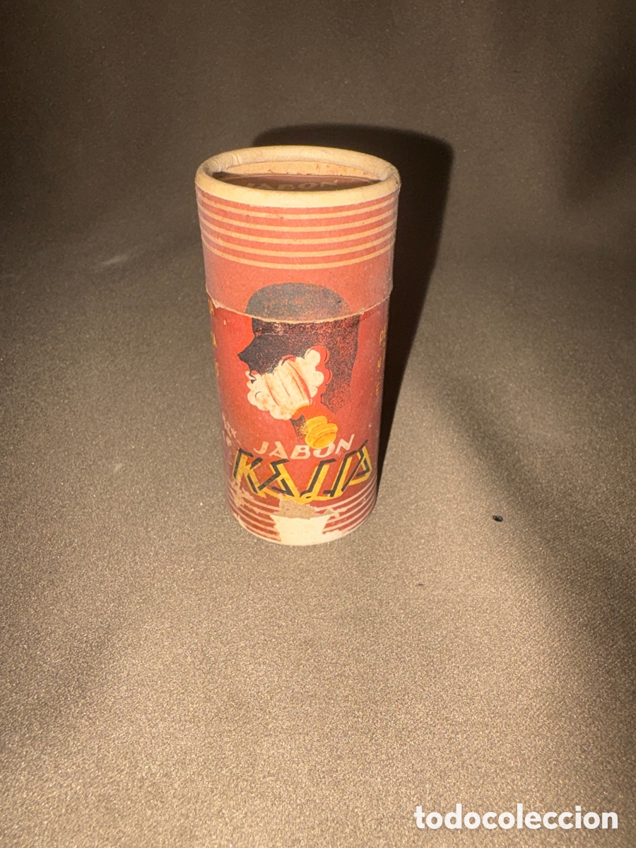 Cajas y cajitas met&aacute;licas: ANTIGUO JABON DE AFEITAR KALIA CON CAJA DE CARTON OBJETO DE COLECCI&Oacute;N*SIN USAR*