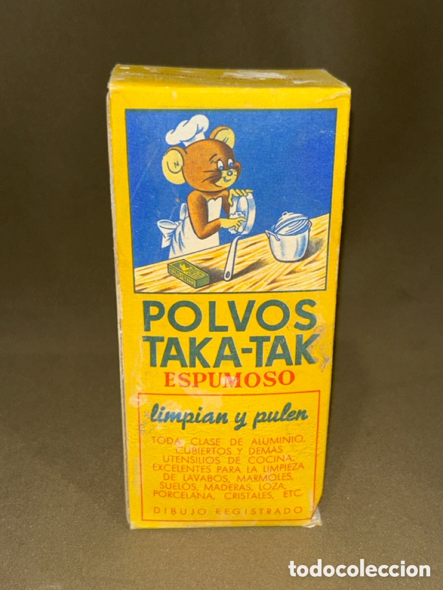 Caixas e caixinhas met&aacute;licas: CAJA DE CART&Oacute;N DE POLVOS TAKA-TAK ESPUMOSO SAN ANT&Oacute;N-CARTAGENA *LLENO, SIN ABRIR*