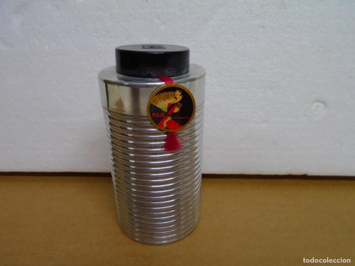 Cajas y cajitas met&aacute;licas: ANTIGUO BOTE METALICO DE POLVOS HIGIENICOS&rdquo;MAJA&rdquo;DE MYRURGIA ,SIN DESPRECINTAR.