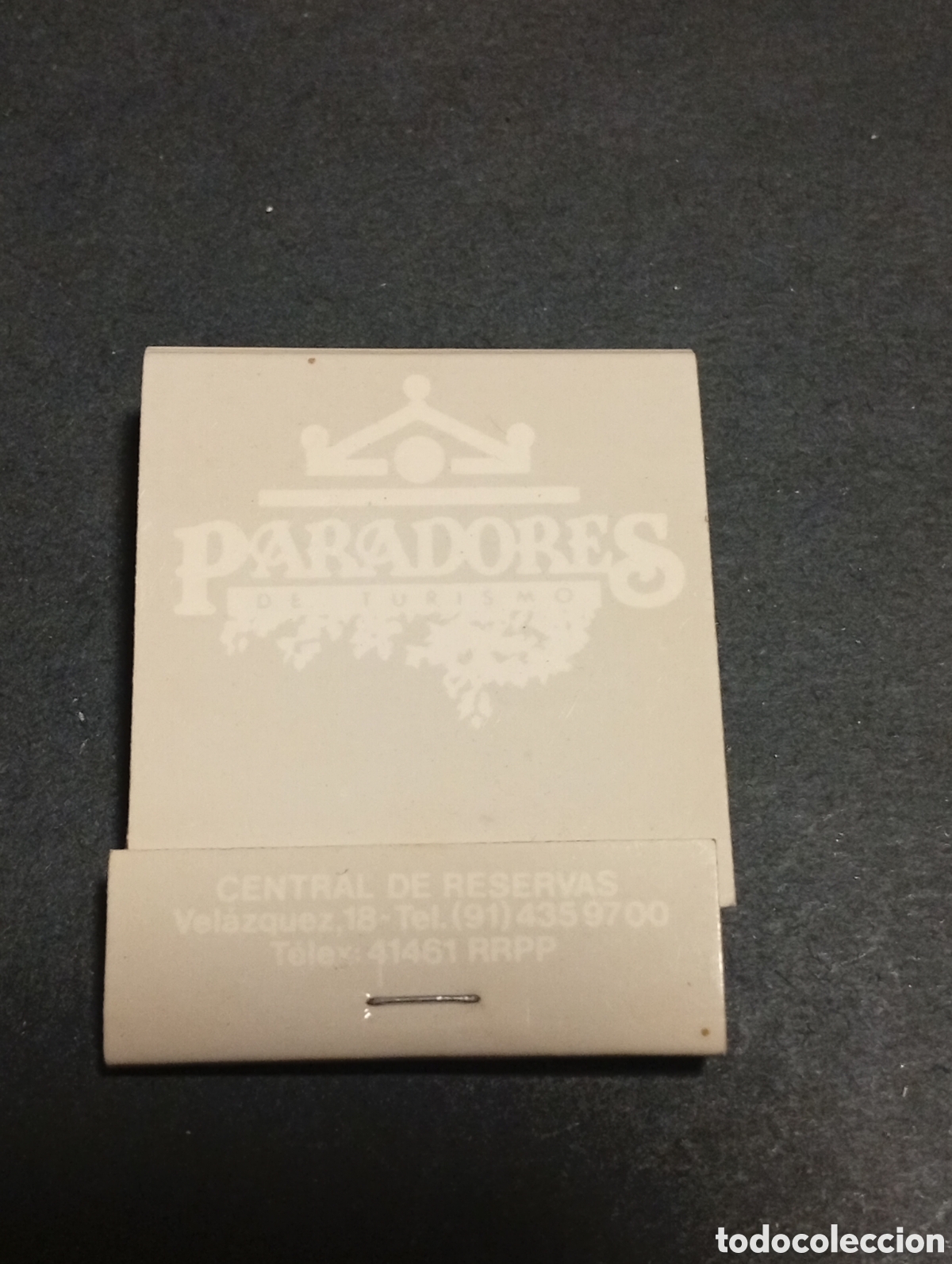 Cajas y cajitas met&aacute;licas: Caja de Cerillas Paradores
