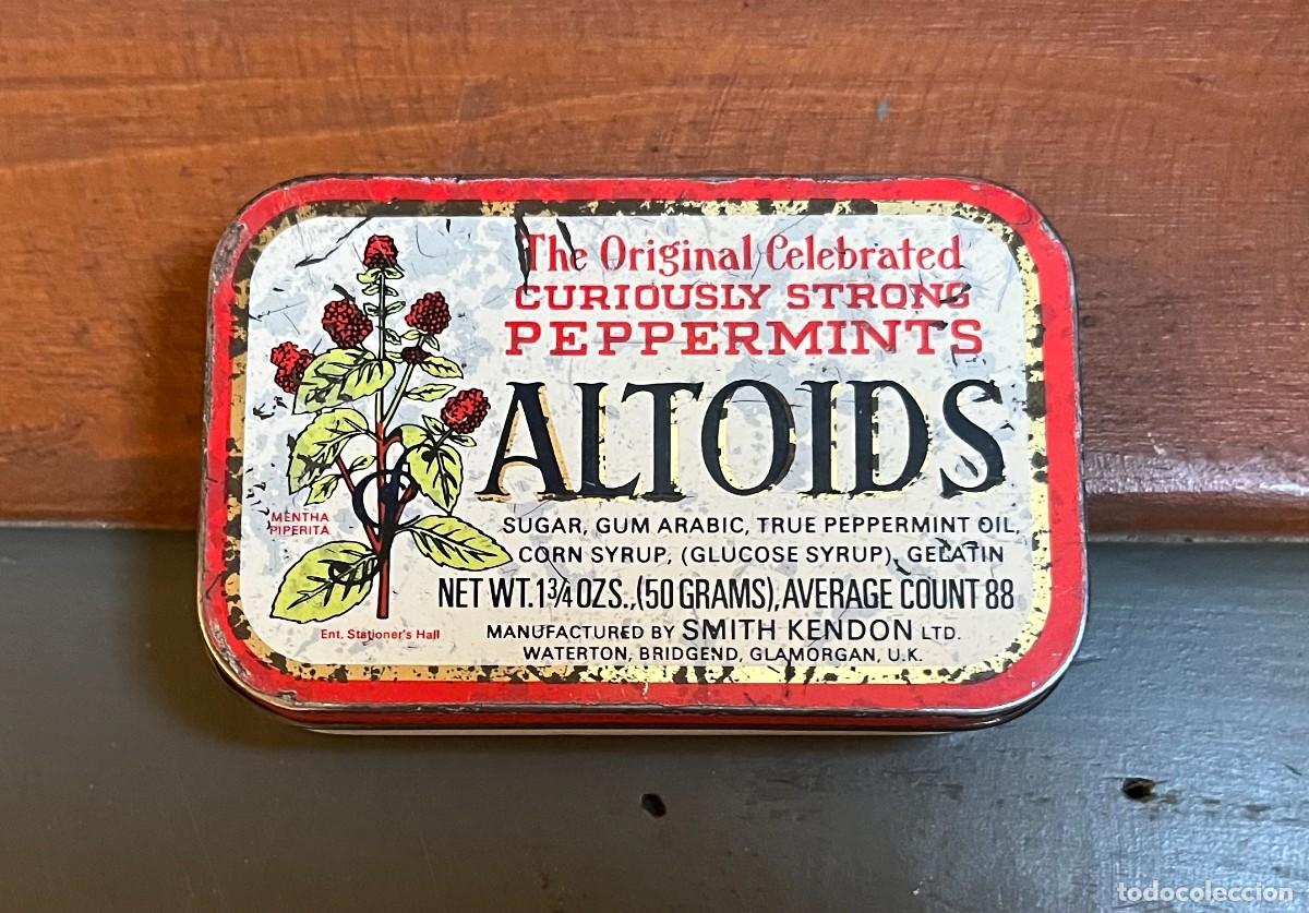 Cajas y cajitas met&aacute;licas: ANTIGUA CAJITA MET&Aacute;LICA ALTOIDS