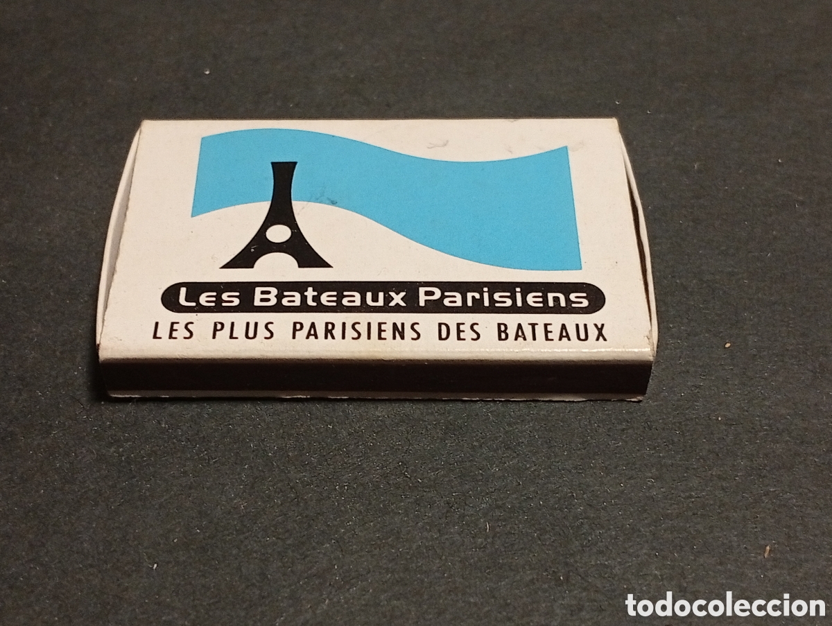 Cajas y cajitas met&aacute;licas: Caja de Cerillas les bateaux parisiens