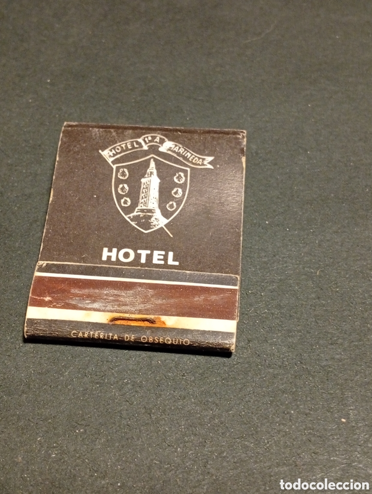 Cajas y cajitas met&aacute;licas: Caja de Cerillas Hotel Marineda, La Coru&ntilde;a