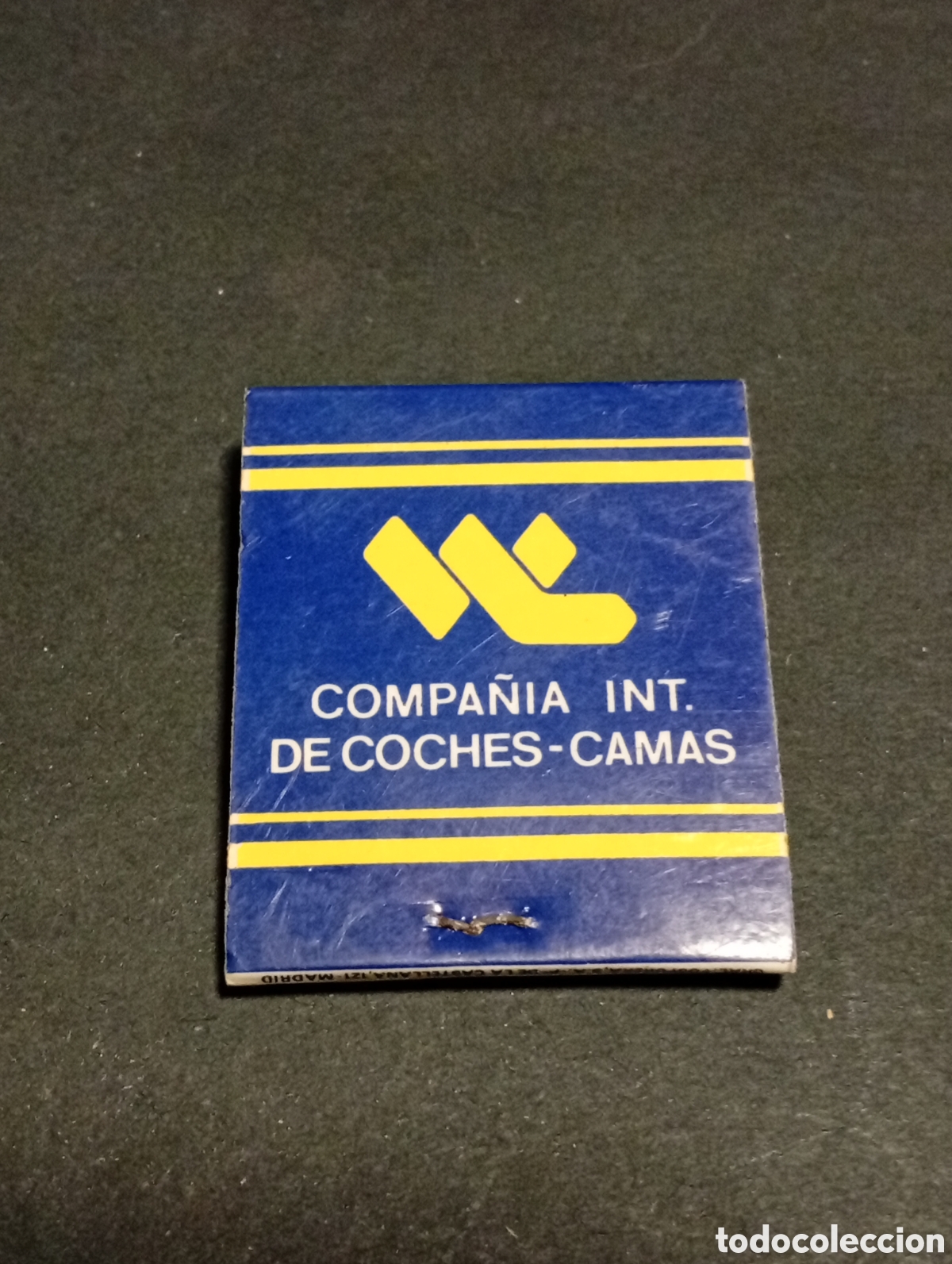Cajas y cajitas met&aacute;licas: Caja de Cerillas compa&ntilde;&iacute;a int de Coches Camas