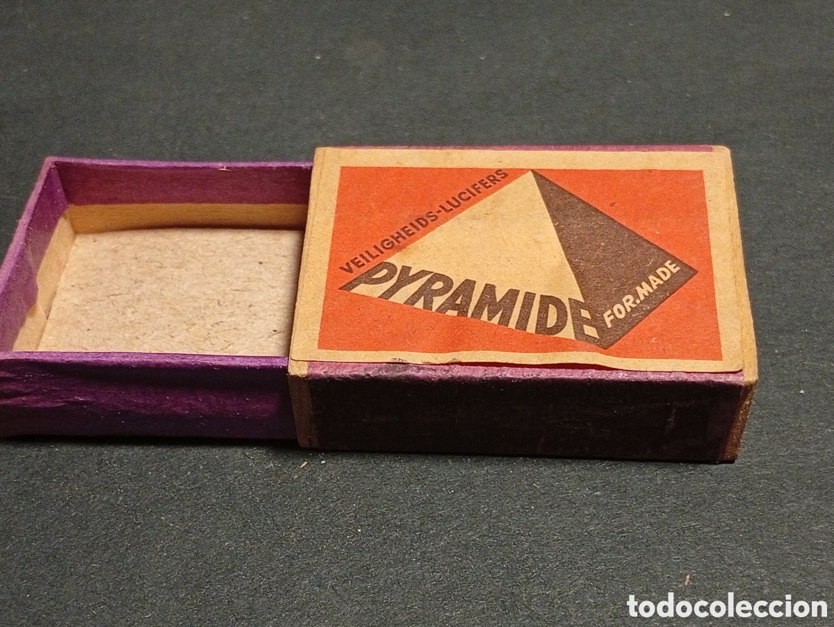 Cajas y cajitas met&aacute;licas: Caja de Cerillas Pyramide - Foto 2