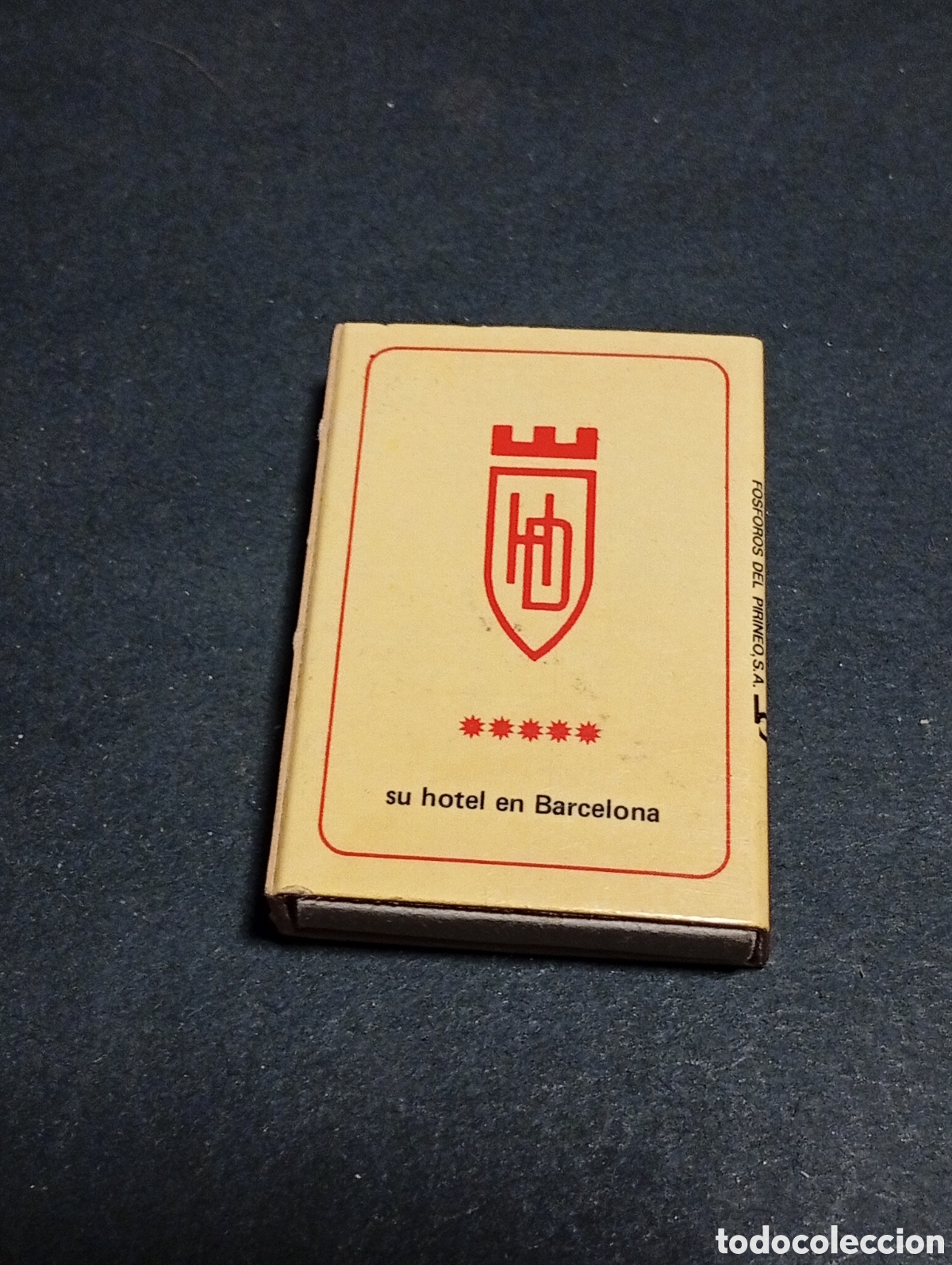 Cajas y cajitas met&aacute;licas: Caja de Cerillas Hotel Diplomatic, Barcelona