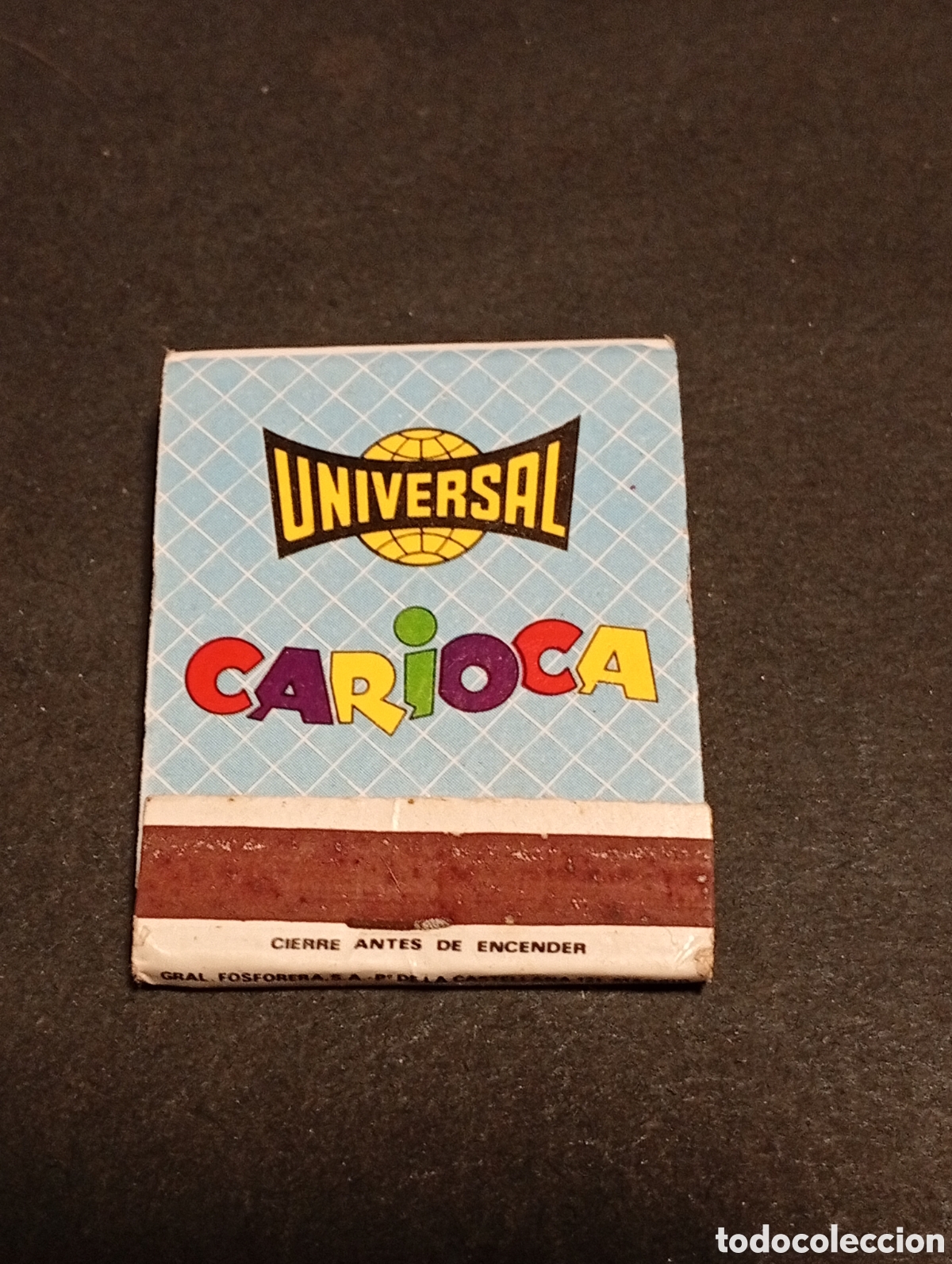 Cajas y cajitas met&aacute;licas: Caja de Cerillas universal CARIOCA - Foto 1