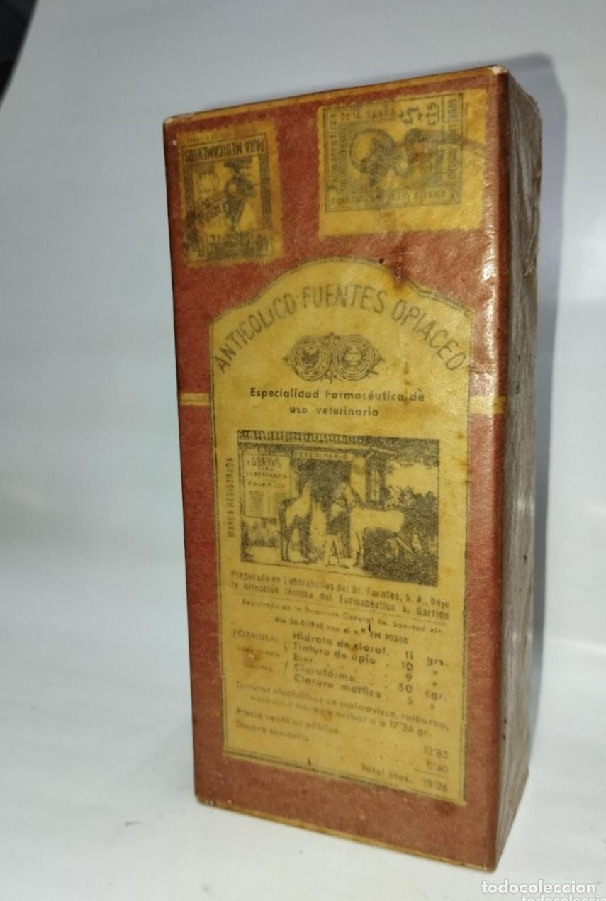 Cajas y cajitas met&aacute;licas: CAJA DE FARMACIA FRASCO DE ANTICOLICO FUENTES OPIACEO &Oacute;PIO MORFINA VETERINARIA // MEDICAMENTO ANTIGU