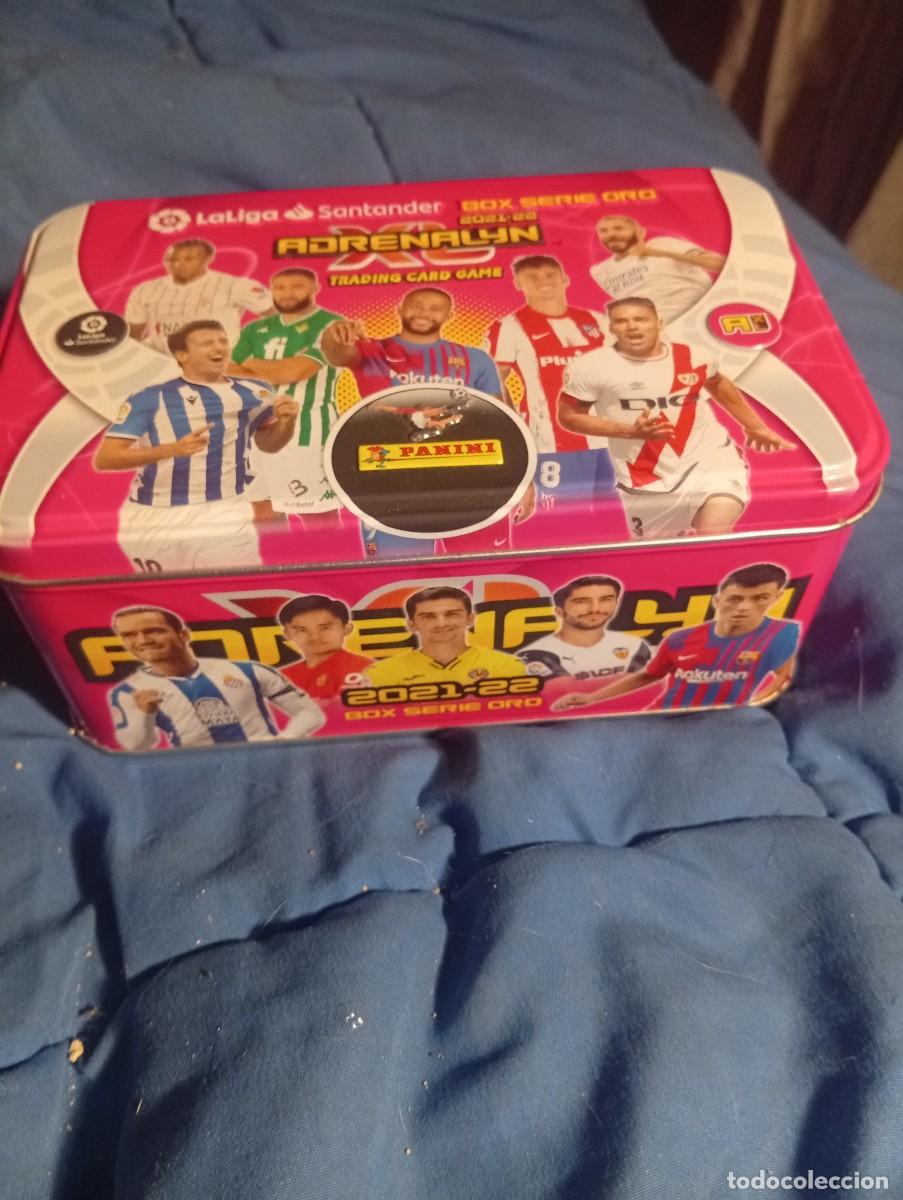 Blechdosen und Kisten: Caja met&aacute;lica futbol vacia