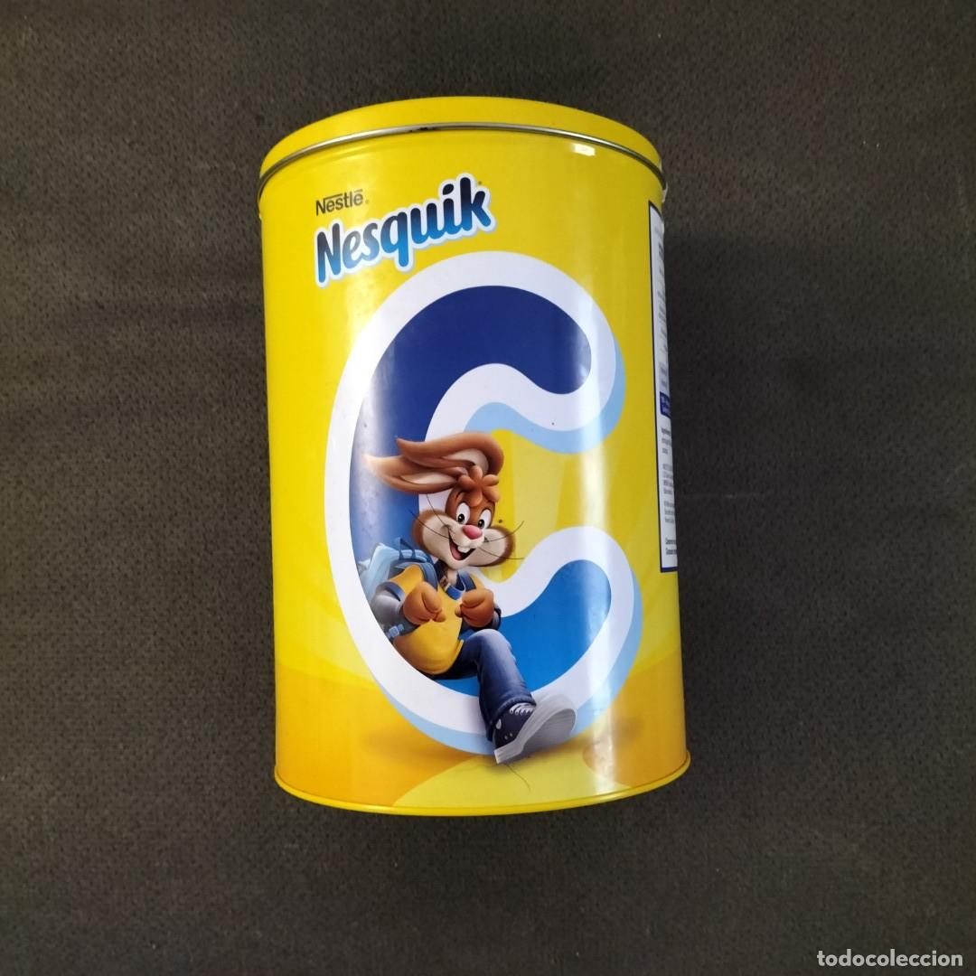 Cajas y cajitas met&aacute;licas: 001440MER-lata Nestle Nesquik letra C, 1,4 kg - a&ntilde;o 2020