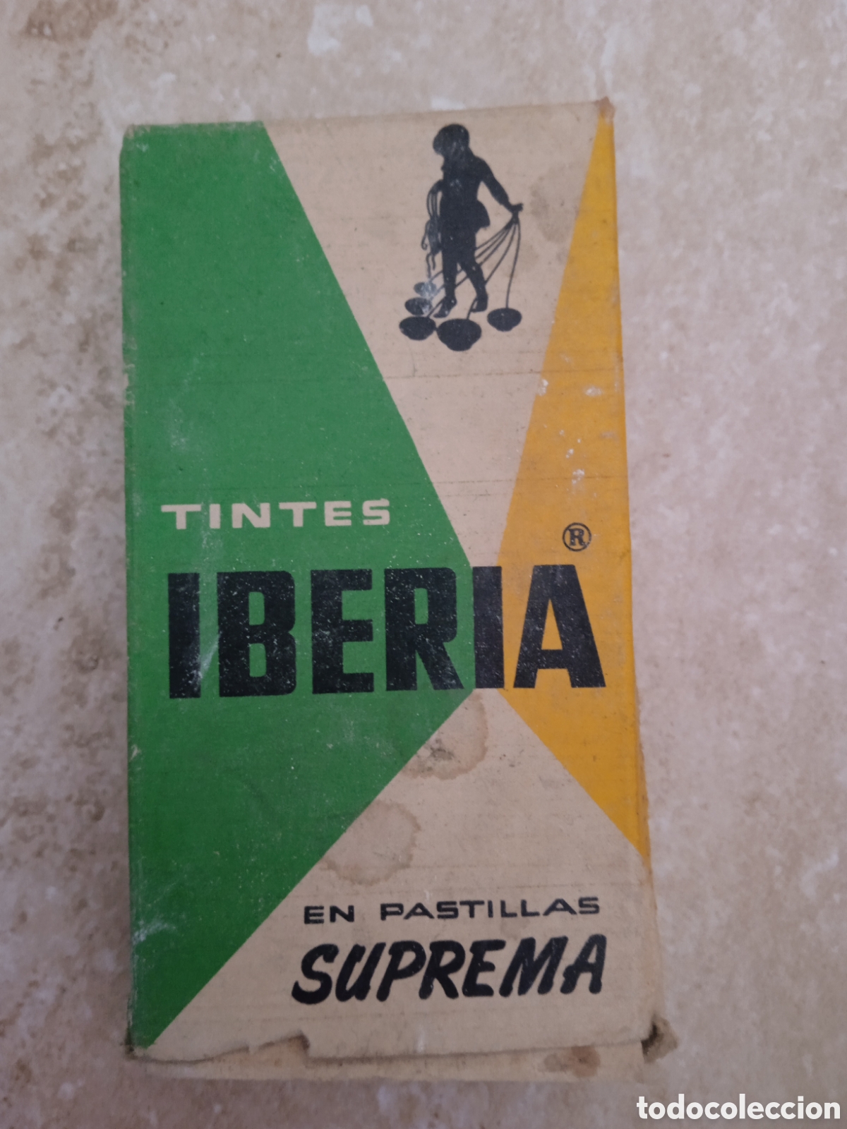 Bo&icirc;tes et petites bo&icirc;tes m&eacute;talliques: Caja de Tintes Iberia con pastillas