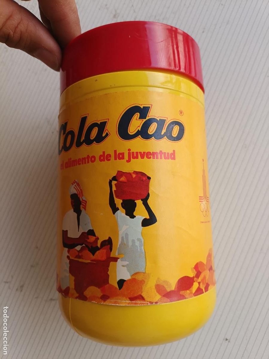Caixas e caixinhas met&aacute;licas: ANTIGUO BOTE ENVASE DE COLA CAO PATROCINADOR JUEGOS OLIMPICOS 500 GRAMOS