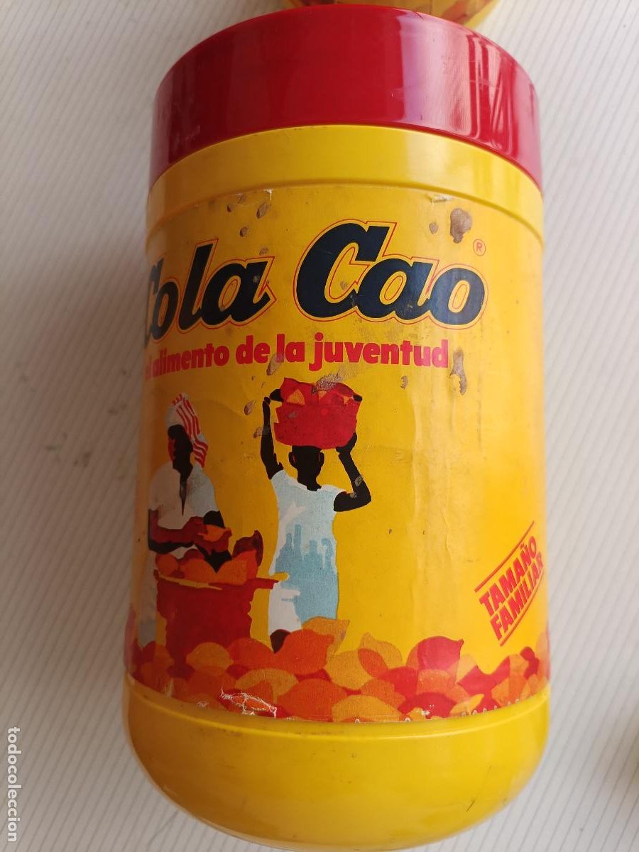Bo&icirc;tes et petites bo&icirc;tes m&eacute;talliques: ANTIGUO BOTE ENVASE DE COLA CAO LICENCIA ORGANIZADOR JUEGOS OLIMPICOS, FAMILIAR 900 GRAMOS